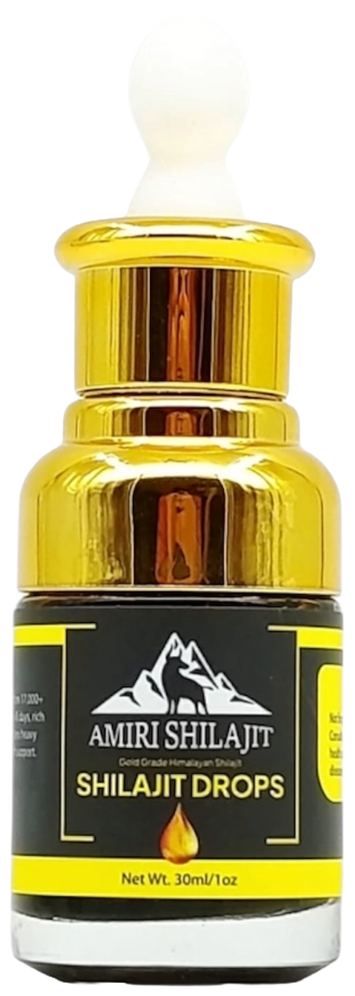 Pure Himalayan Shilajit Drops – 1 oz