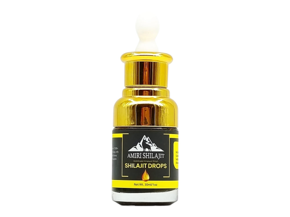 Pure Himalayan Shilajit Drops – 1 oz